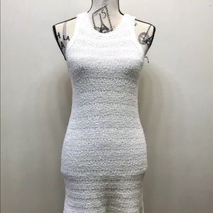 Abercrombie Kids Tank Sweater Dress Chunky Knit Off White Size 13/ 14